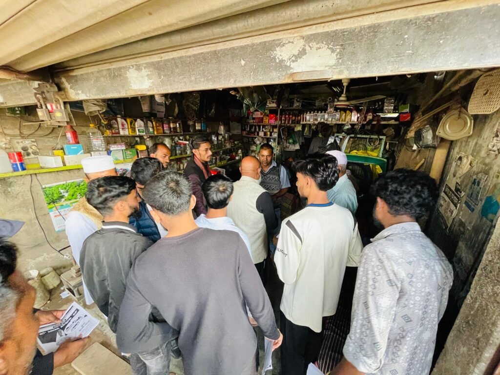 May be an image of one or more people and text